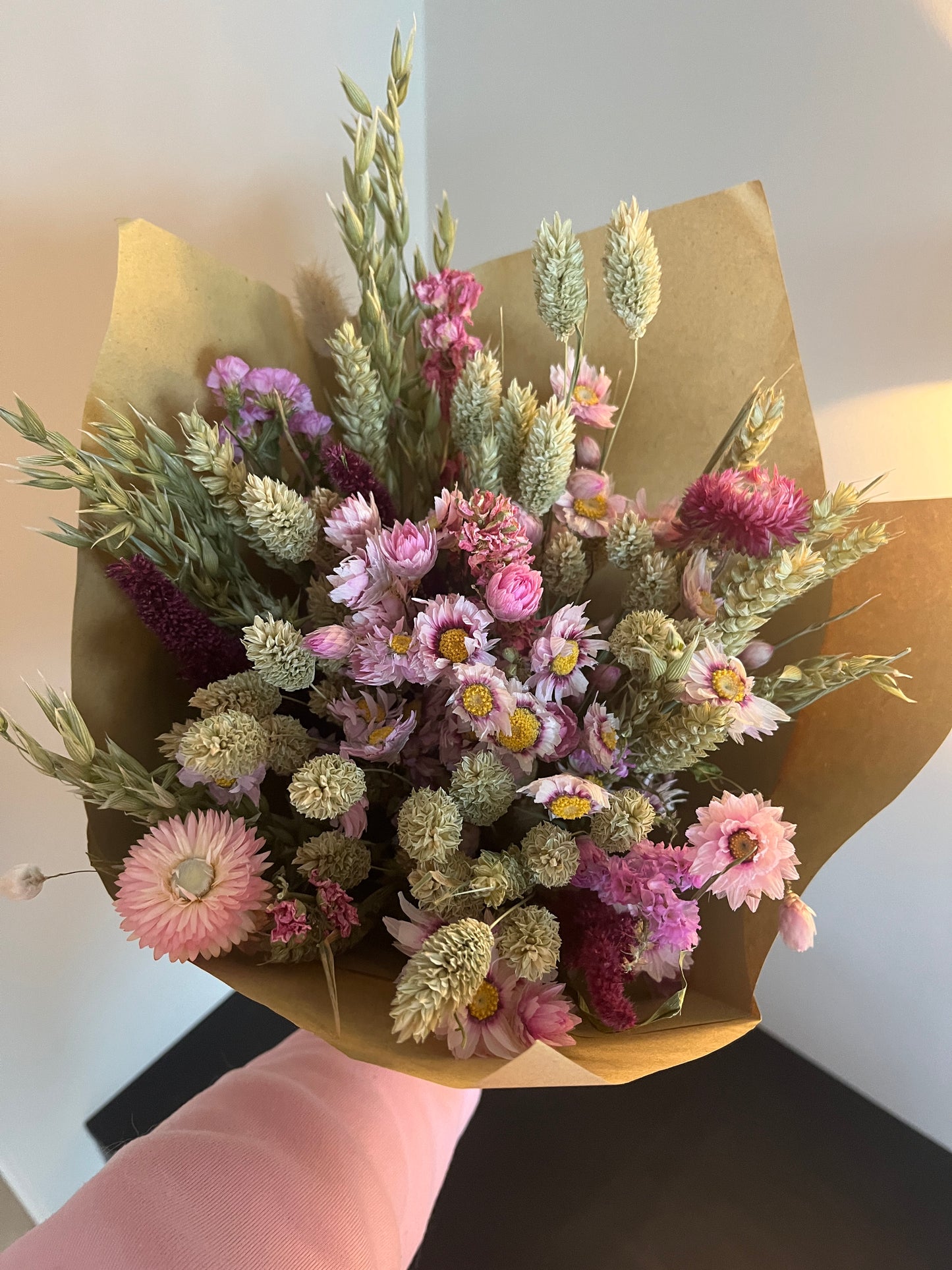 Droogbloemen - Classic Bouquet Pink