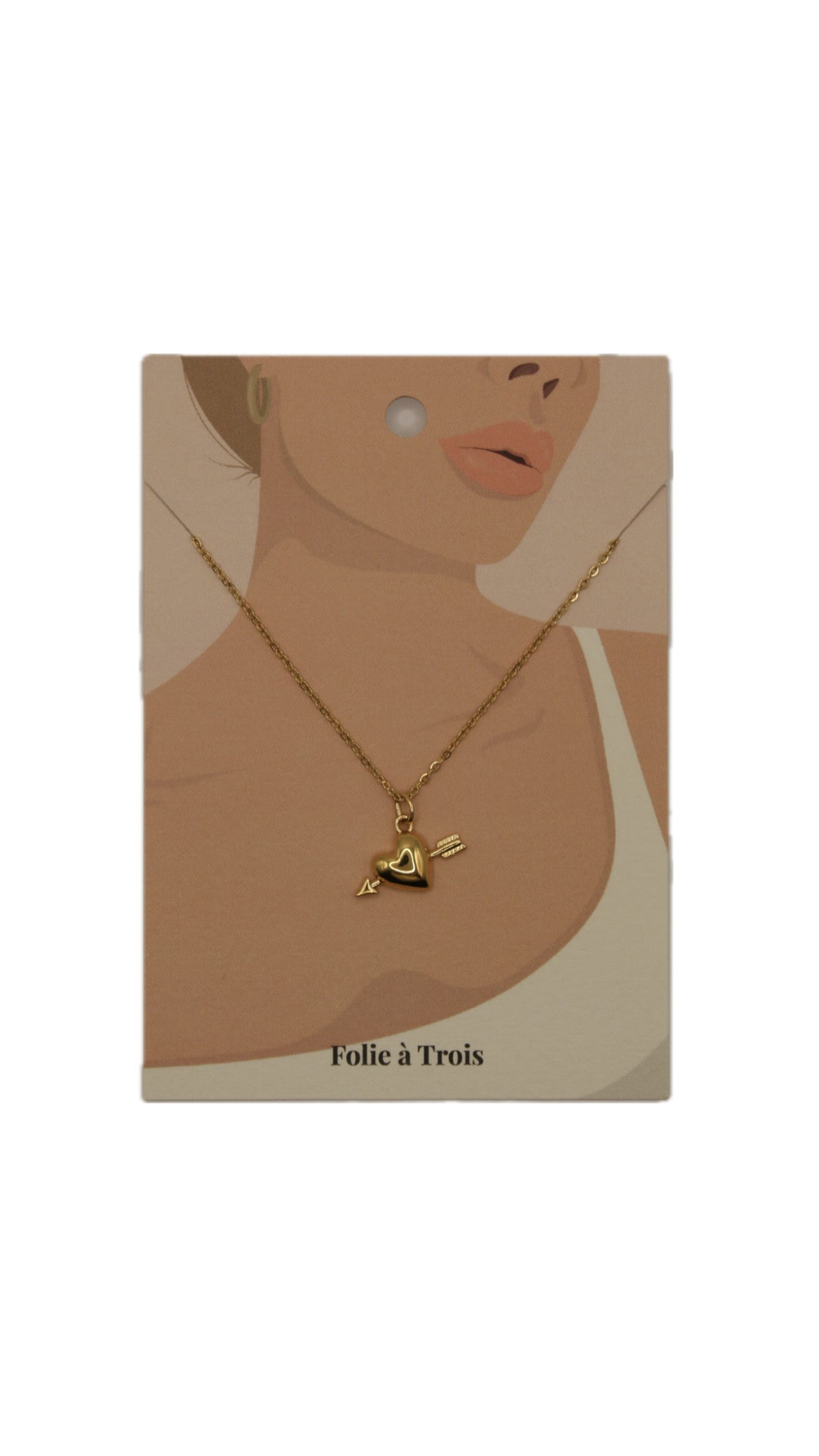 Ketting hartje - Folie à Trois