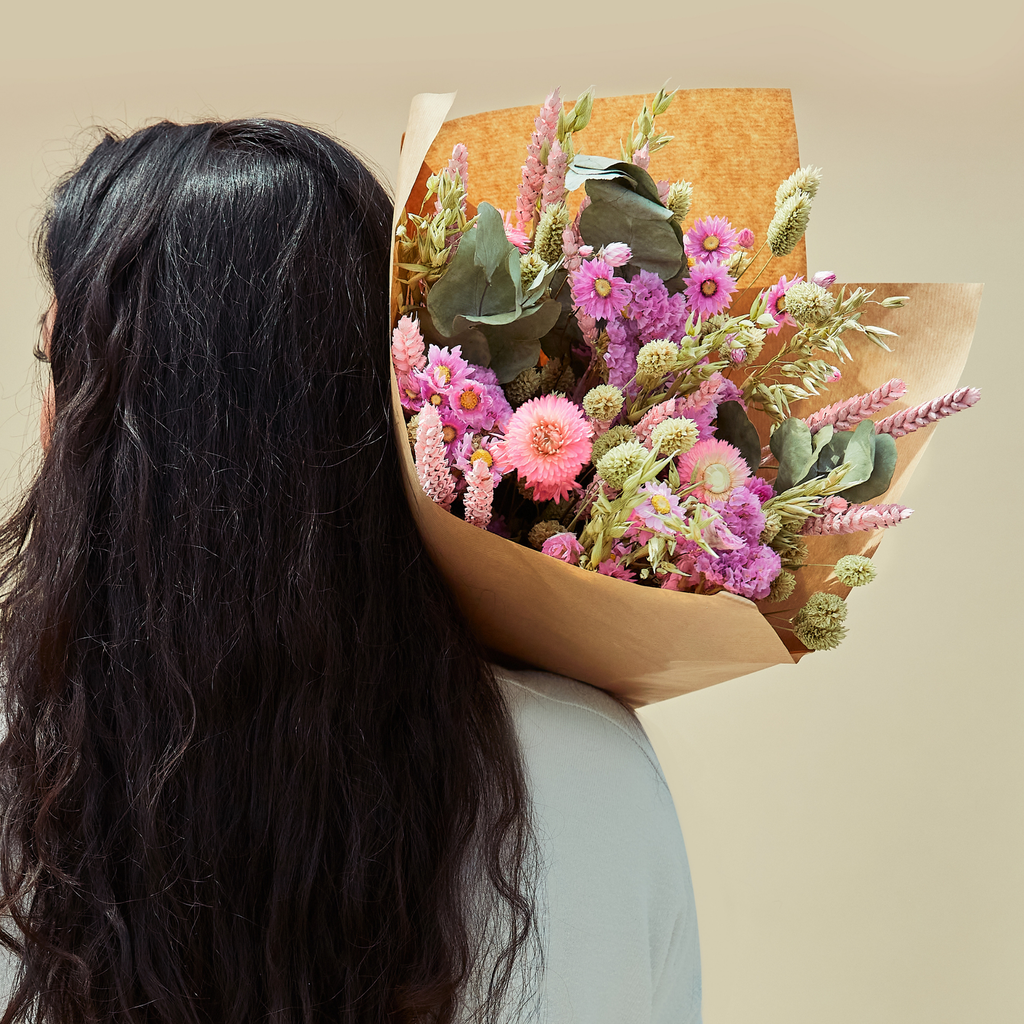 Droogbloemen - Classic Bouquet Pink