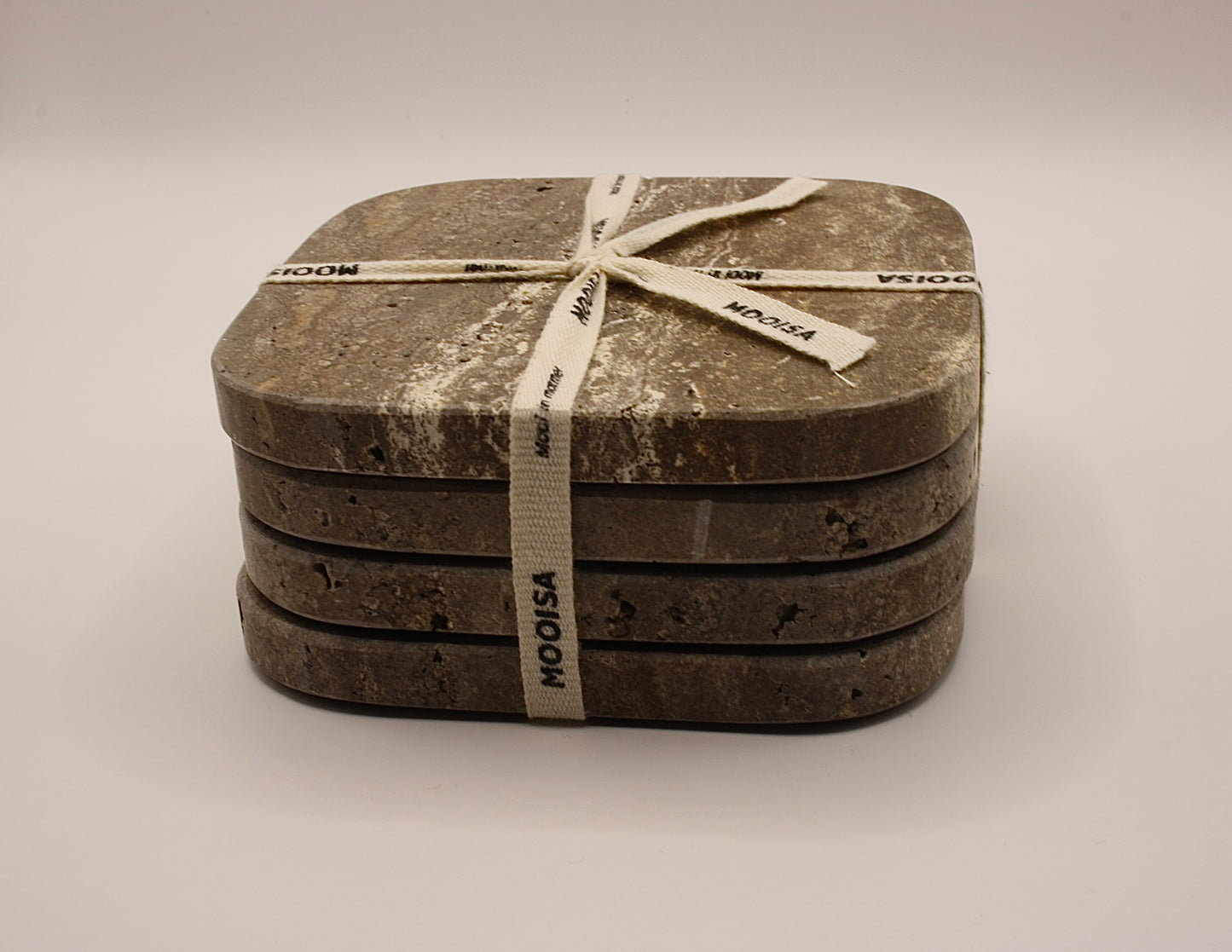 Onderzetter Titanium Travertine