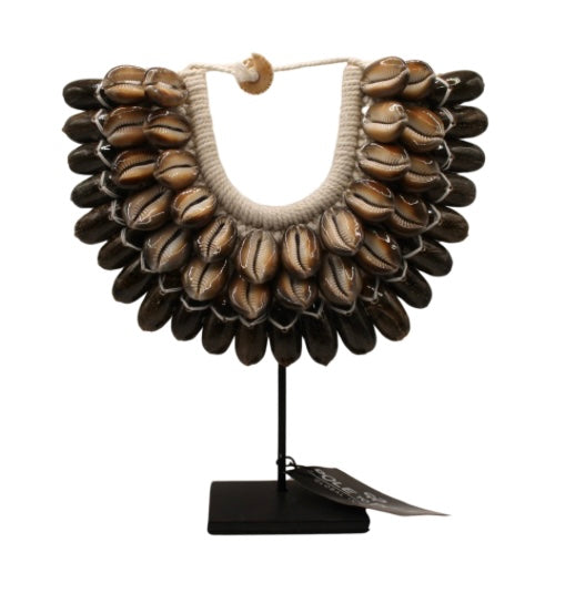 Schelpenketting bruin