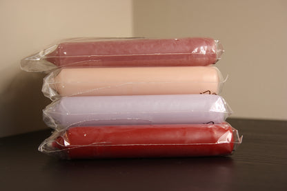 Dinerkaarsen rood - 6 stuks