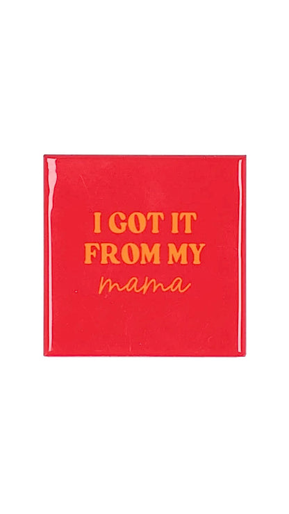 Tegeltje 'I Got It From My Mama'