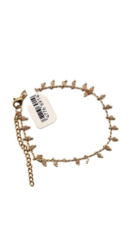 Armband kraaltjes lichtroze - Fushi