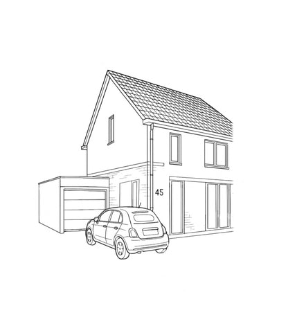 Lijntekening op maat - Afgedrukt