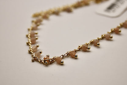 Armband kraaltjes lichtroze - Fushi