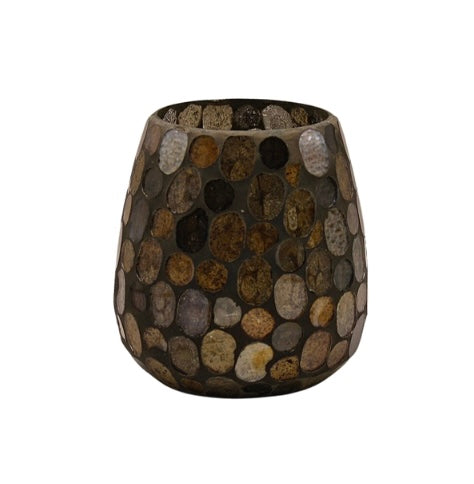 Theelicht multicolor glas